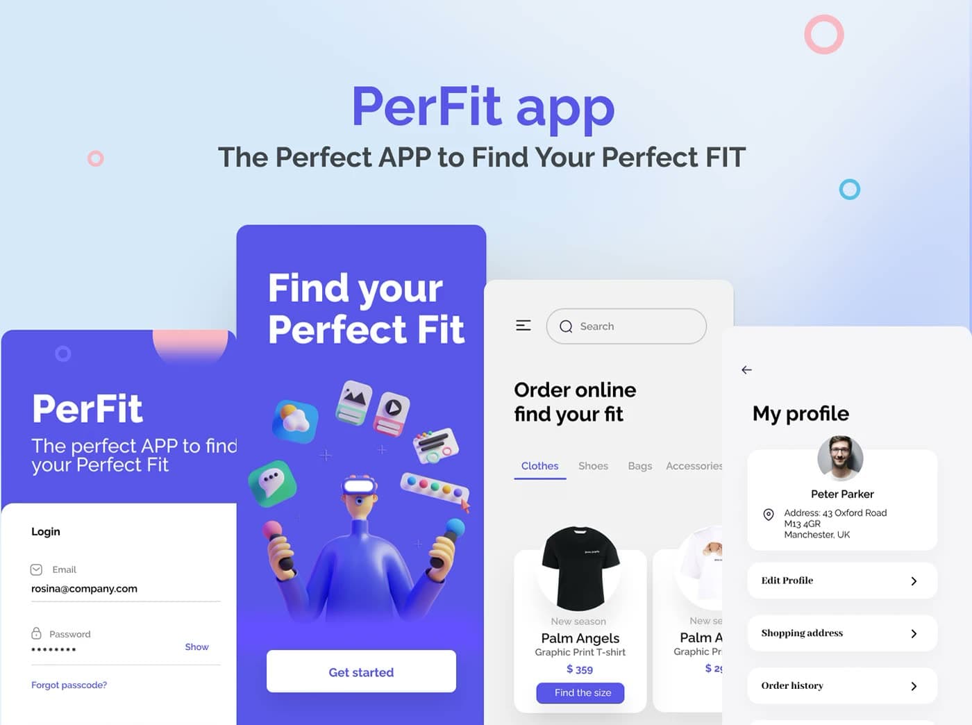 PerFIT — brand & UI